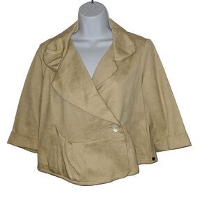 Ischiko Beige Blazer Jacket Size 6